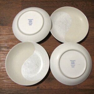 Set of 4 Pfaltzgraff Stoneware Sand & Seas Sandbar Salad Plates 8.5"